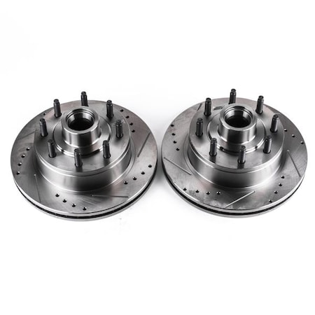 Powerstop Drilld&Slottd Rotor Pair, Ar8546Xpr AR8546XPR